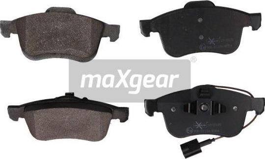 Maxgear 19-2125 - Комплект спирачно феродо, дискови спирачки vvparts.bg