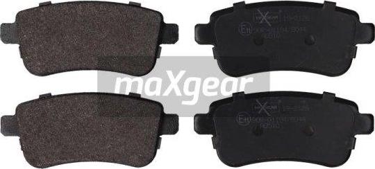 Maxgear 19-2126 - Комплект спирачно феродо, дискови спирачки vvparts.bg