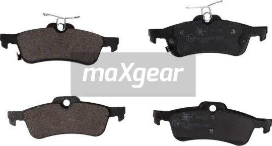 Maxgear 19-2175 - Комплект спирачно феродо, дискови спирачки vvparts.bg