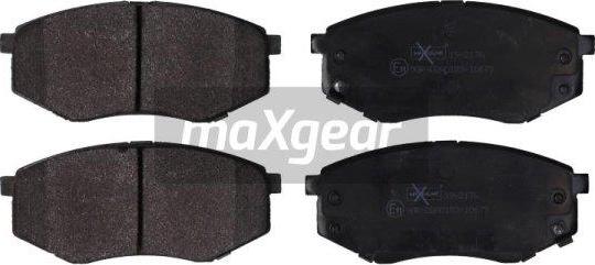 Maxgear 19-2176 - Комплект спирачно феродо, дискови спирачки vvparts.bg