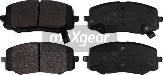 Maxgear 19-2173 - Комплект спирачно феродо, дискови спирачки vvparts.bg