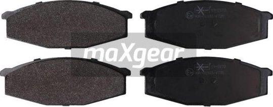 Maxgear 19-2172 - Комплект спирачно феродо, дискови спирачки vvparts.bg