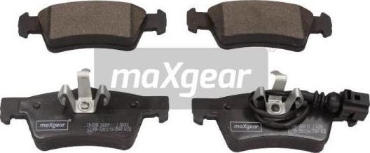 Maxgear 19-2898 - Комплект спирачно феродо, дискови спирачки vvparts.bg