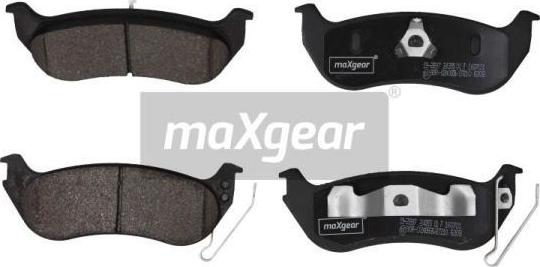 Maxgear 19-2897 - Комплект спирачно феродо, дискови спирачки vvparts.bg