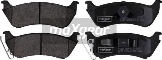 Maxgear 19-2869 - Комплект спирачно феродо, дискови спирачки vvparts.bg
