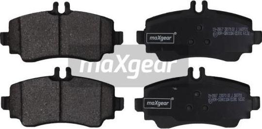 Maxgear 19-2867 - Комплект спирачно феродо, дискови спирачки vvparts.bg