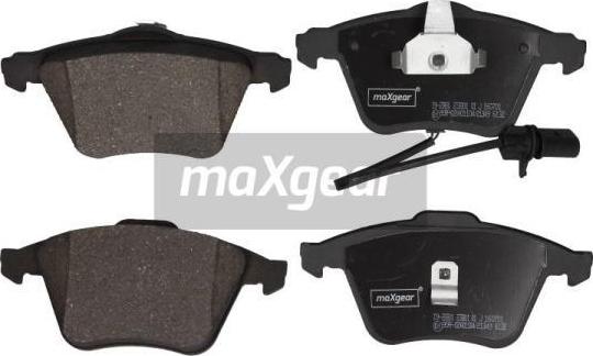 Maxgear 19-2881 - Комплект спирачно феродо, дискови спирачки vvparts.bg