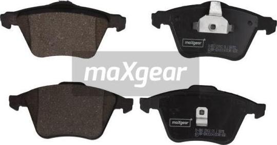 Maxgear 19-2883 - Комплект спирачно феродо, дискови спирачки vvparts.bg