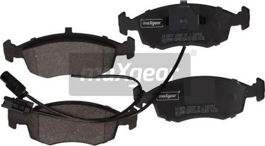 Maxgear 19-2870 - Комплект спирачно феродо, дискови спирачки vvparts.bg