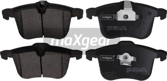 Maxgear 19-2873 - Комплект спирачно феродо, дискови спирачки vvparts.bg