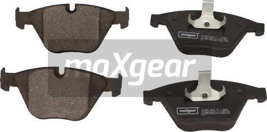 Maxgear 19-2872 - Комплект спирачно феродо, дискови спирачки vvparts.bg