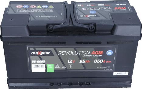 Maxgear 85-0053 - Стартов акумулатор vvparts.bg