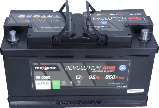 Maxgear 85-0053 - Стартов акумулатор vvparts.bg