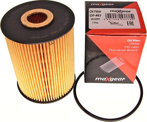 Maxgear 26-0290 - Маслен филтър vvparts.bg