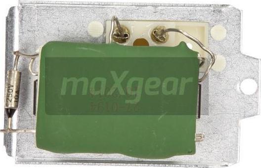 Maxgear 27-0194 - Съпротивление, вентилатор за вътрешно пространство vvparts.bg