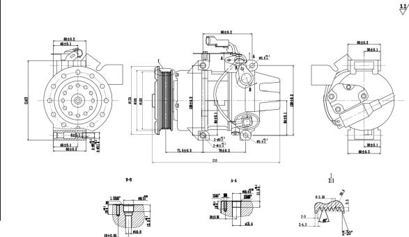 Maxgear AC375681 - Компресор, климатизация vvparts.bg