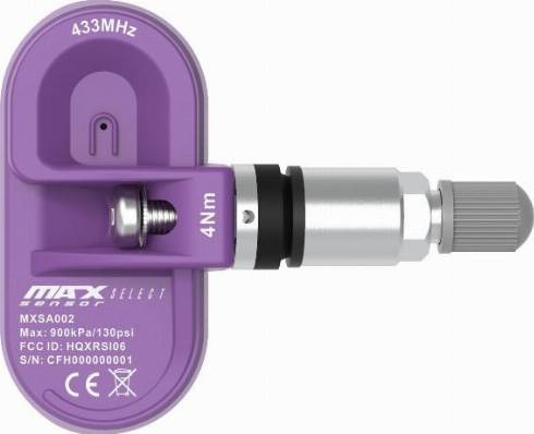 MaxSensor MXSA002 - Датчик на колелото, контролна система за налягане в гумите vvparts.bg