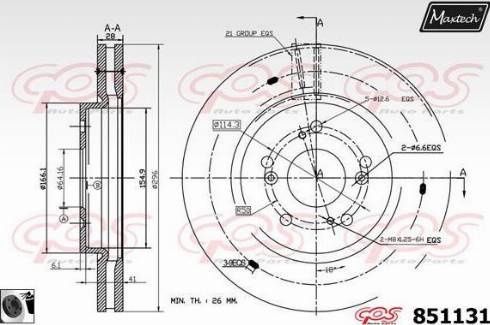 ATE 24.1328-7749.1 - Спирачен диск vvparts.bg