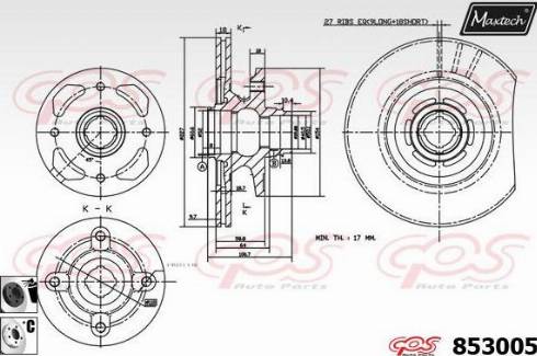 Textar 98200023901 - Спирачен диск vvparts.bg