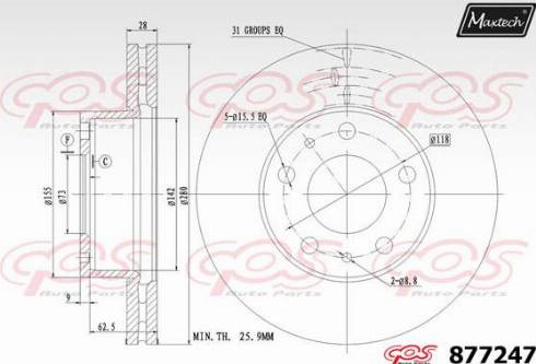 Kawe 61637 10 - Спирачен диск vvparts.bg