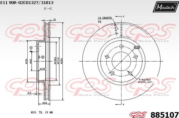 Maxtech 70200575 - Ремонтен комплект, спирачен апарат vvparts.bg