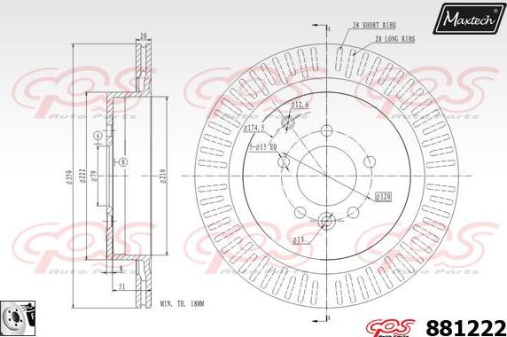 Maxtech 70200822 - Ремонтен комплект, спирачен апарат vvparts.bg