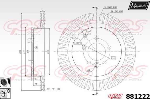 Maxtech 70200389 - Ремонтен комплект, спирачен апарат vvparts.bg