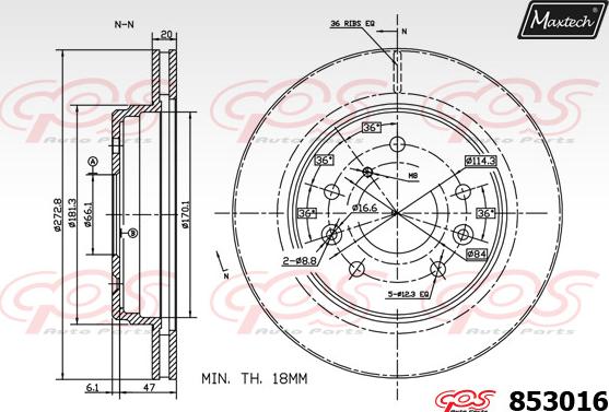 Maxtech 70200795 - Ремонтен комплект, спирачен апарат vvparts.bg