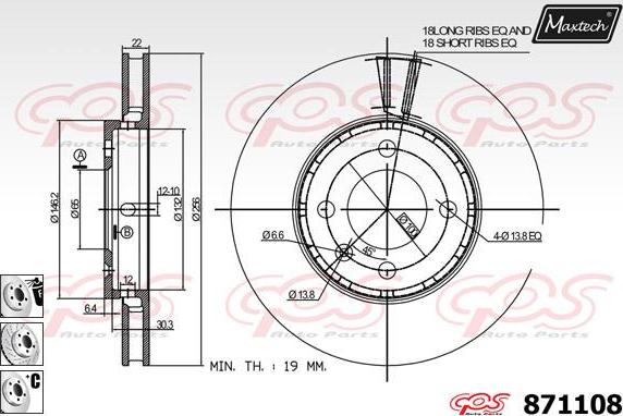 Maxtech 70200793 - Ремонтен комплект, спирачен апарат vvparts.bg