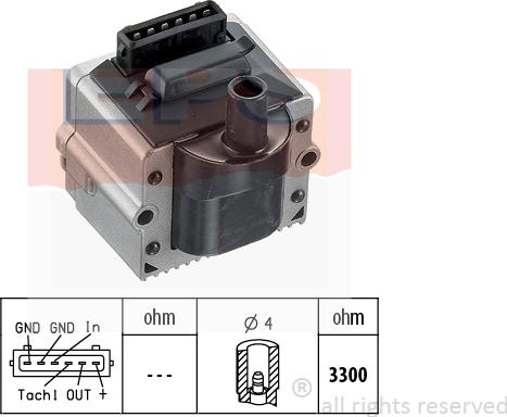 MDR EPS-1990 416 - Запалителна бобина vvparts.bg