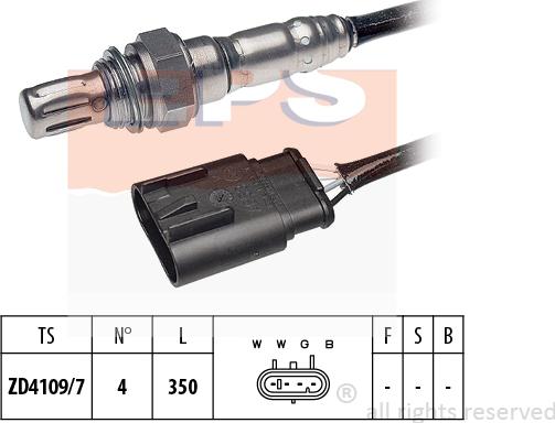 MDR EPS-1998 097 - Ламбда-сонда vvparts.bg