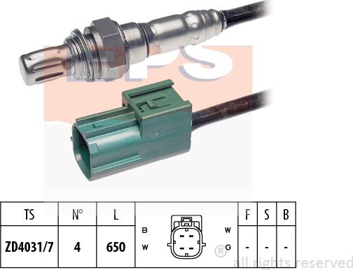 MDR EPS-1998 008 - Ламбда-сонда vvparts.bg