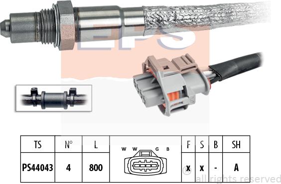 MDR EPS-1998 322 - Ламбда-сонда vvparts.bg