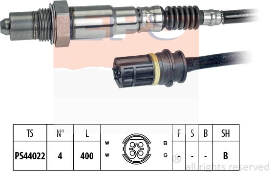 MDR EPS-1998 284 - Ламбда-сонда vvparts.bg