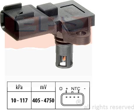 MDR EPS-1993 097 - Датчик за налягането на въздуха, регулиране на височината vvparts.bg