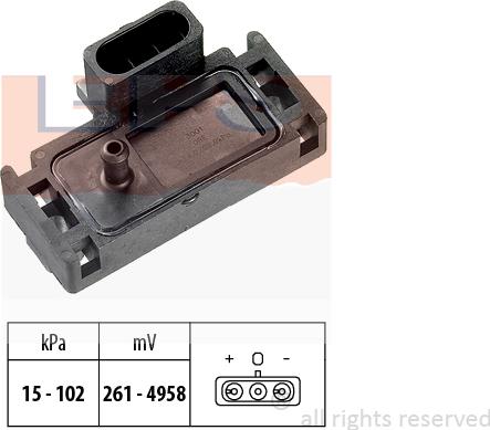 MDR EPS-1993 001 - Датчик за налягането на въздуха, регулиране на височината vvparts.bg