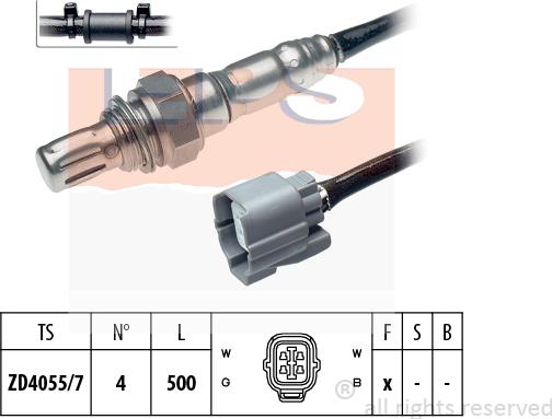 MDR EPS-1997 496 - Ламбда-сонда vvparts.bg