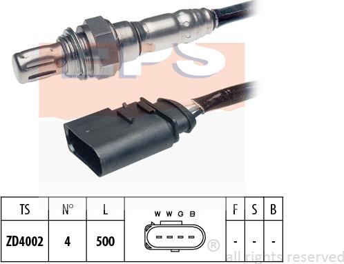 MDR EPS-1997 098 - Ламбда-сонда vvparts.bg