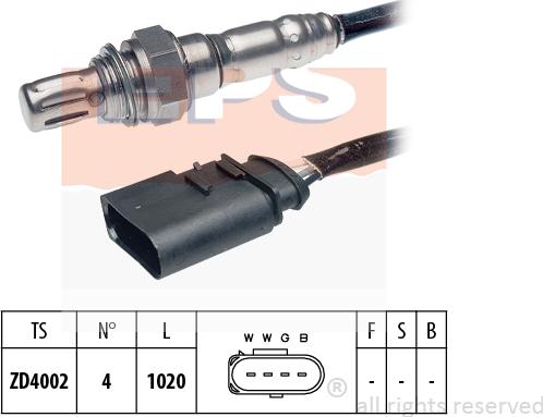 MDR EPS-1997 361 - Ламбда-сонда vvparts.bg