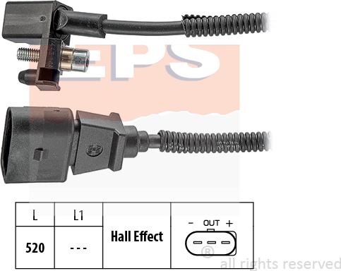 MDR EPS-1953 443 - Импулсен датчик, колянов вал vvparts.bg