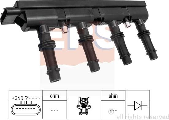 MDR EPS-1970 547 - Запалителна бобина vvparts.bg