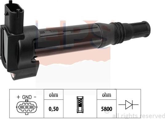 MDR EPS-1970 609 - Запалителна бобина vvparts.bg