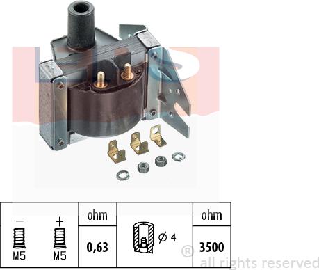 MDR EPS-1970 125 - Запалителна бобина vvparts.bg