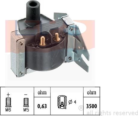 MDR EPS-1970 127 - Запалителна бобина vvparts.bg