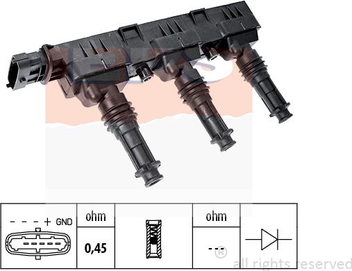 MDR EPS-1970 398 - Запалителна бобина vvparts.bg