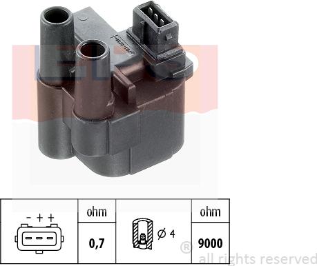 MDR EPS-1970 376 - Запалителна бобина vvparts.bg