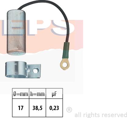 MDR EPS-1115 023 - Кондензатор, запалителна система vvparts.bg