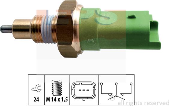 MDR EPS-1860 245 - Включвател, светлини за движение на заден ход vvparts.bg