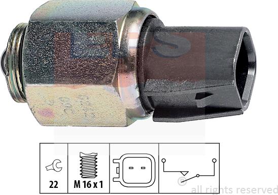 MDR EPS-1860 242 - Включвател, светлини за движение на заден ход vvparts.bg