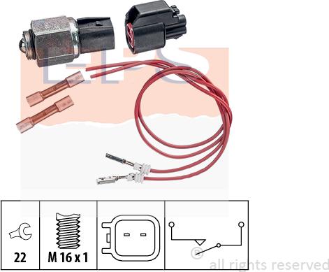 MDR EPS-1860 276 - Включвател, светлини за движение на заден ход vvparts.bg